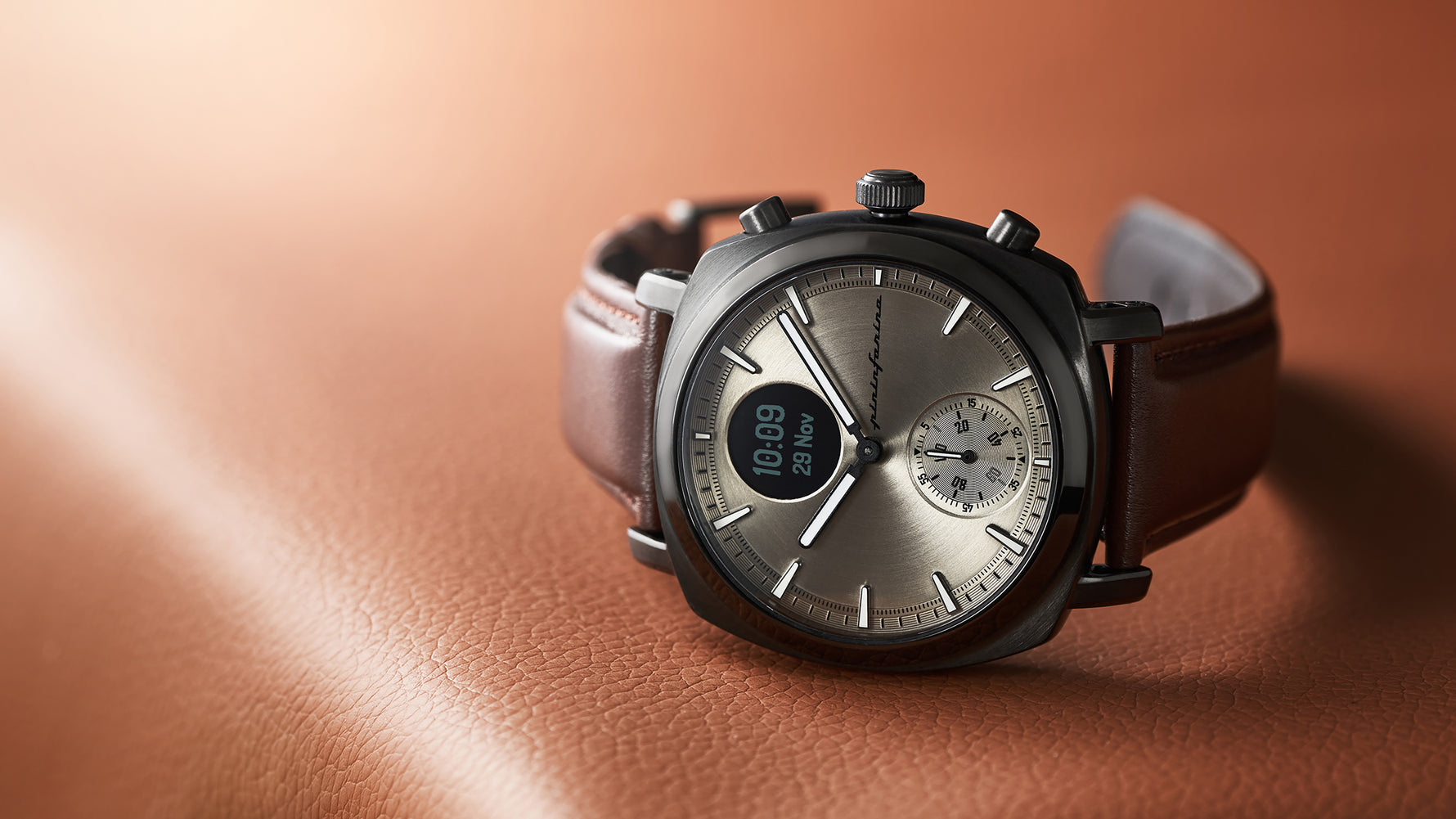 Senso Hybrid - Mercure Grey - Pininfarina Hybrid Watches EU