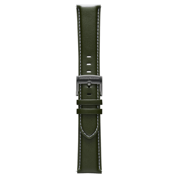 Genuine Italian Leather 22mm Watch Strap – Green - Pininfarina Hybrid Watches EU