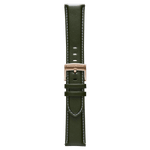 Genuine Italian Leather 22mm Watch Strap – Green - Pininfarina Hybrid Watches EU
