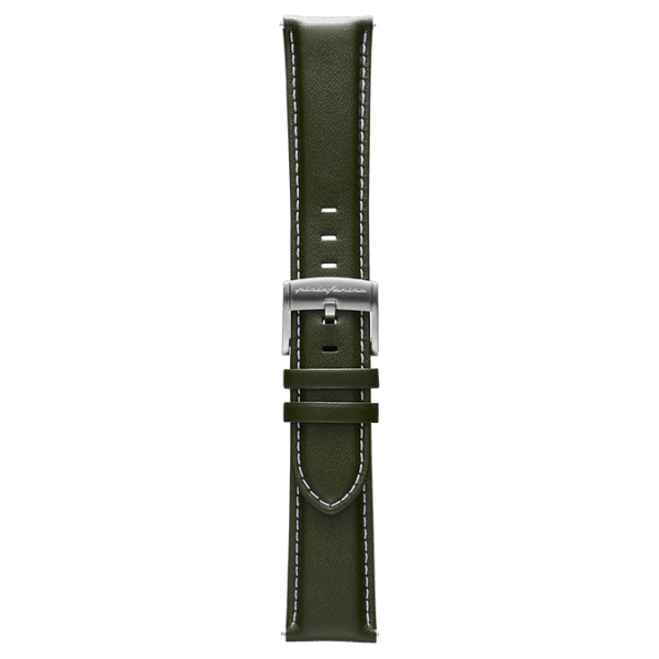 Genuine Italian Leather 22mm Watch Strap – Green - Pininfarina Hybrid Watches EU