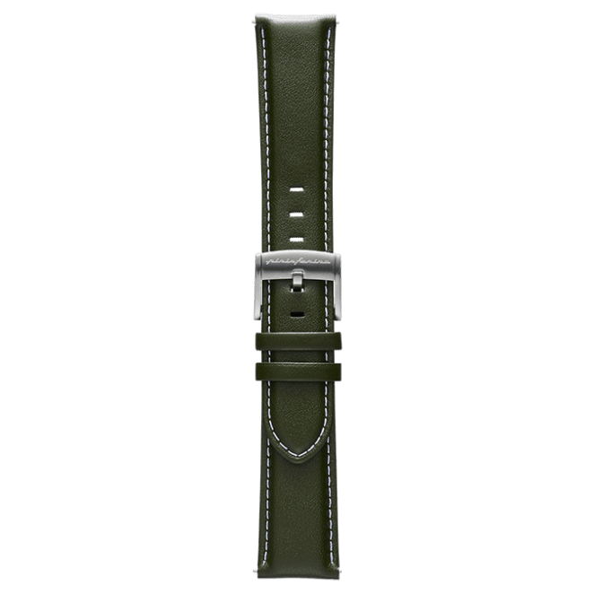 Genuine Italian Leather 22mm Watch Strap – Green - Pininfarina Hybrid Watches EU