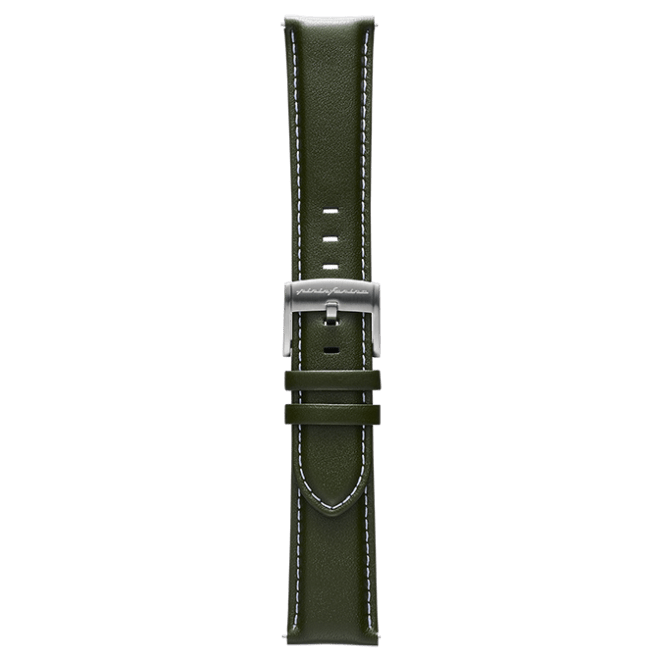 Genuine Italian Leather 22mm Watch Strap – Green -